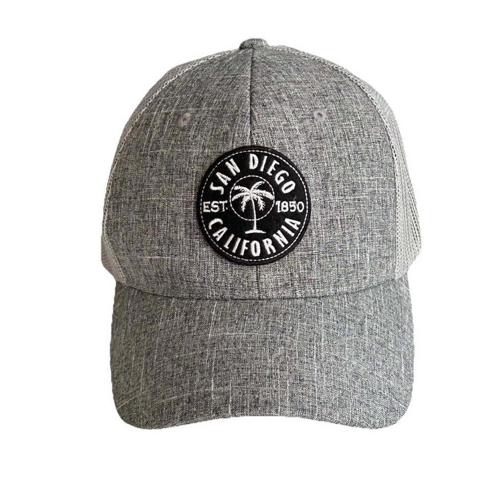 EUC+ San Diego California Patch Trucker Hat Adjustable Snapback Original Brand